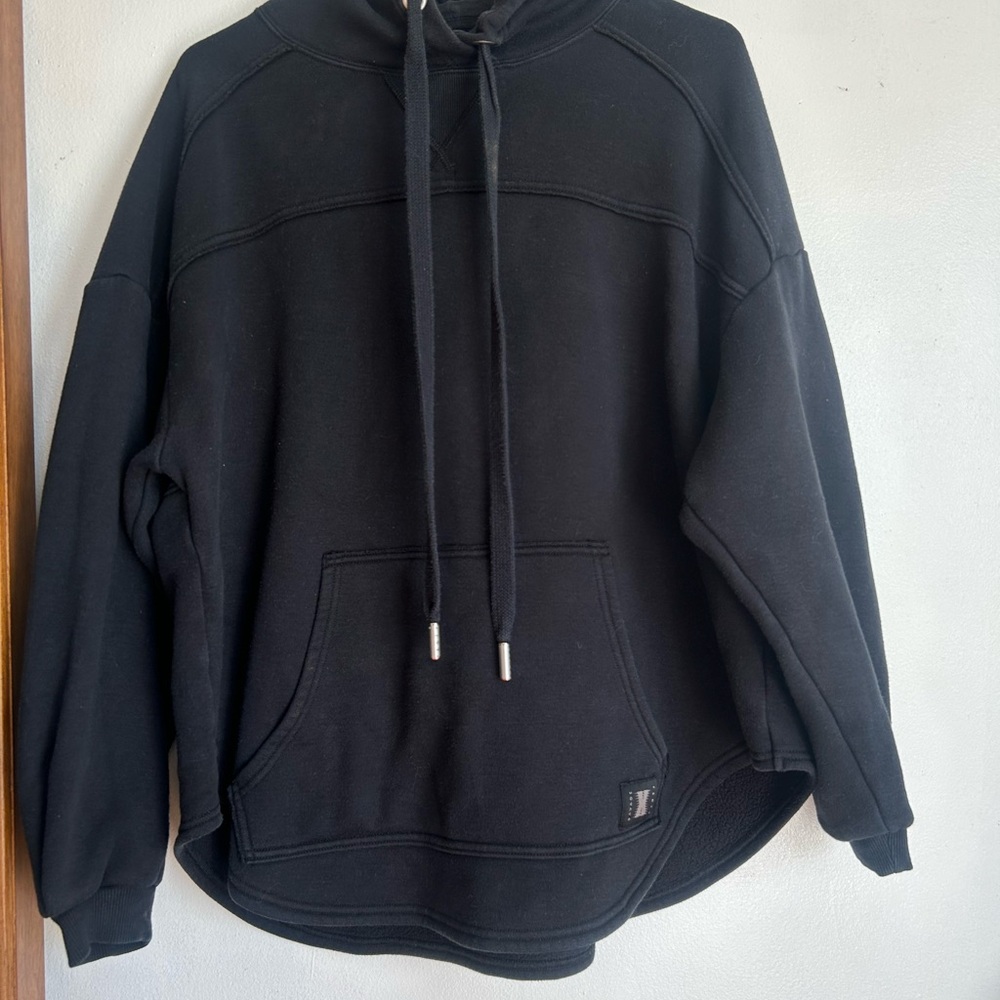 Black Hoodie With Drawstrings - image 2